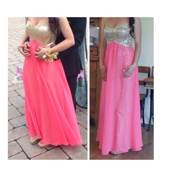 CORAL DEB COLLECTION DRESS - Picture 2 of 8